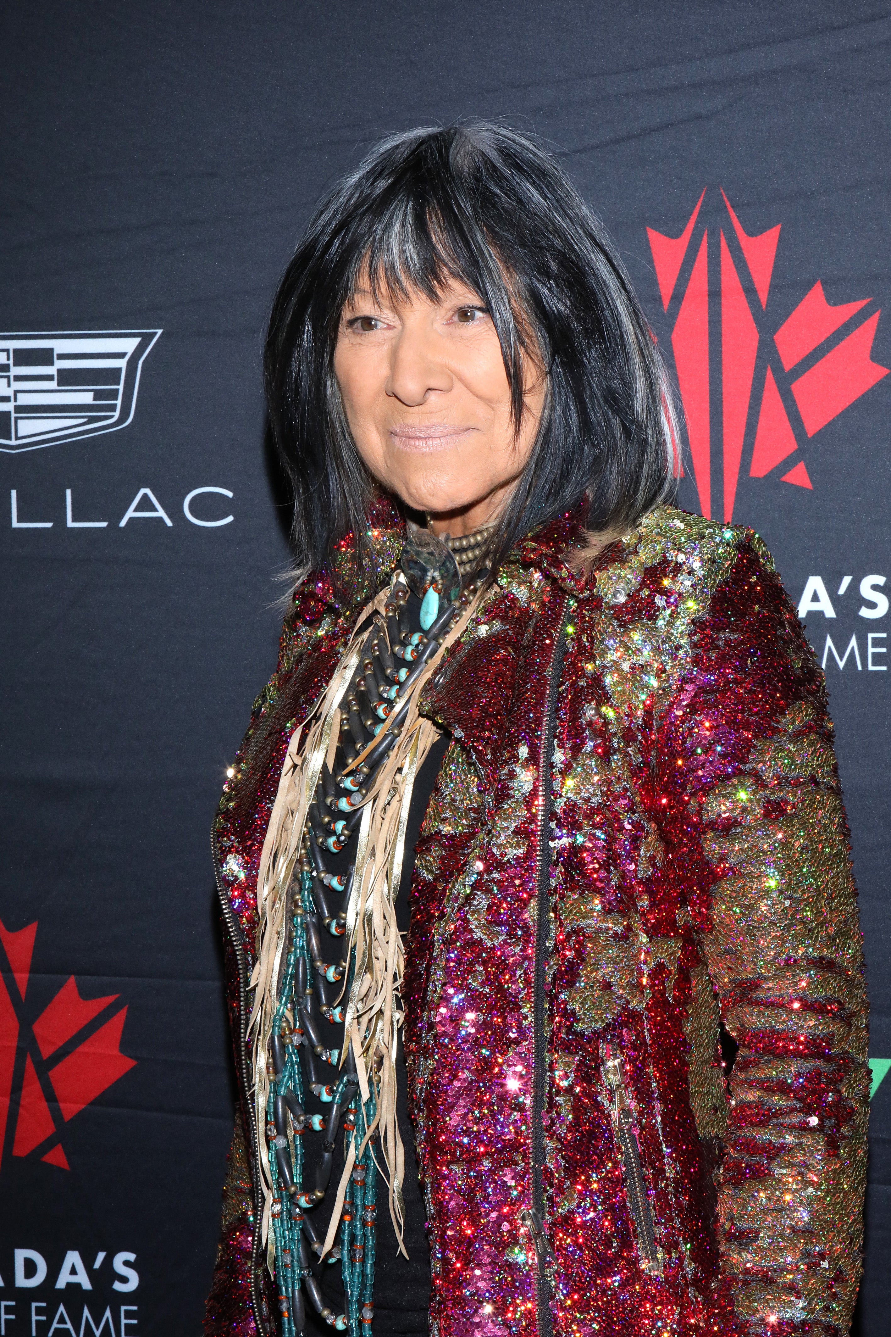 Buffy Sainte-Marie attends Celebrating Greatness: Canada’s Walk of Fame 2022 in Toronto, Ontario, in 2022