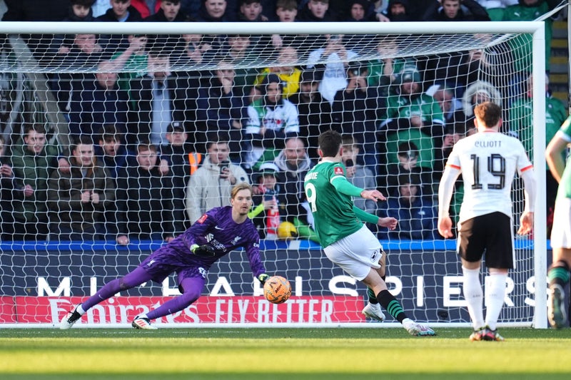 Plymouth stun Premier League leaders Liverpool to reach FA Cup fifth round