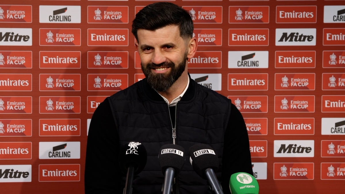 Plymouth manager Miron Muslic reacts to historic win against Liverpool