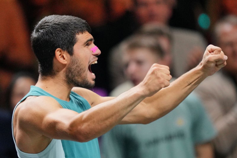 Carlos Alcaraz wins Rotterdam final to claim first indoor title of career