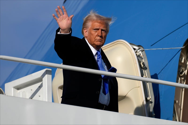 Trump hits highest approval mark of either term as new po...