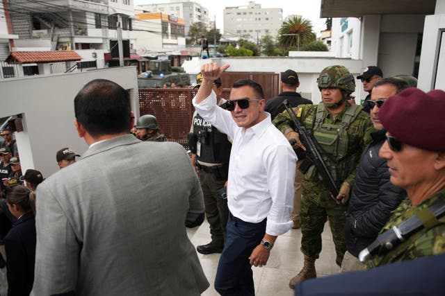 APTOPIX ECUADOR-ELECCIONES