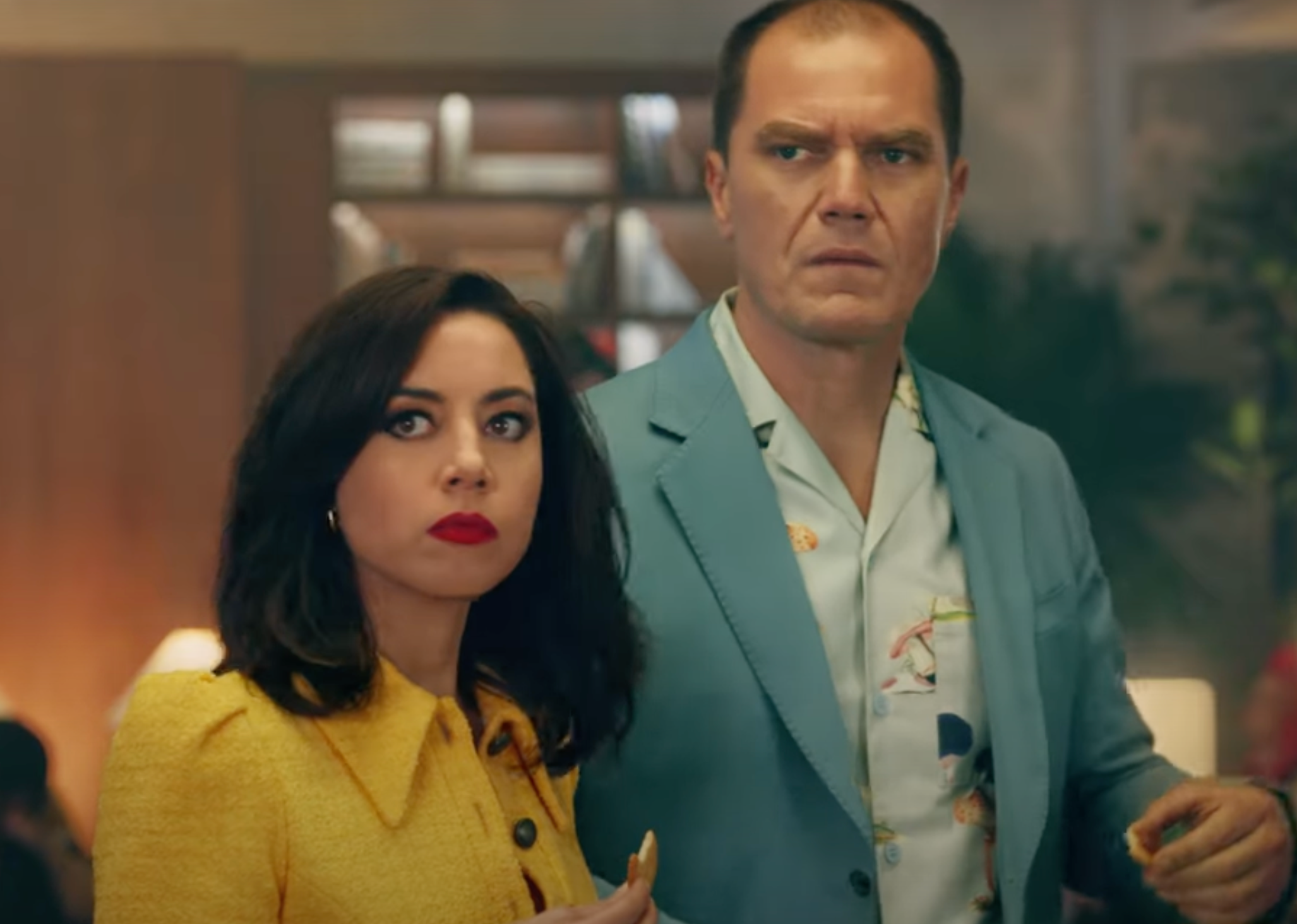 Aubrey Plaza and Michael Shannon for Ritz