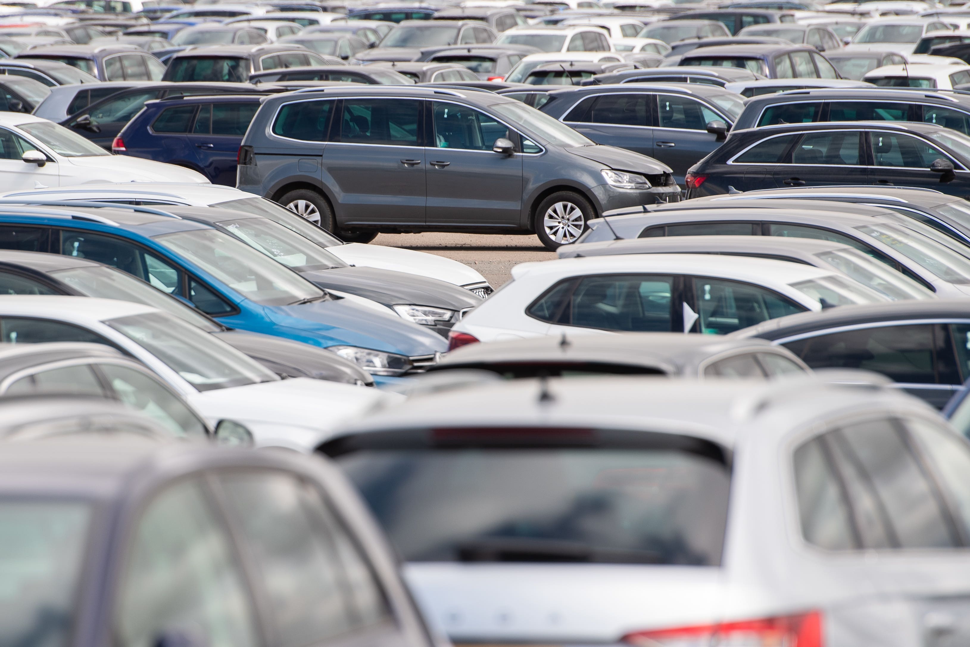 Sales of pure electric vehicles accounted for 2.5% of total sales of 7.6 million in 2024 (Joe Giddens/PA)