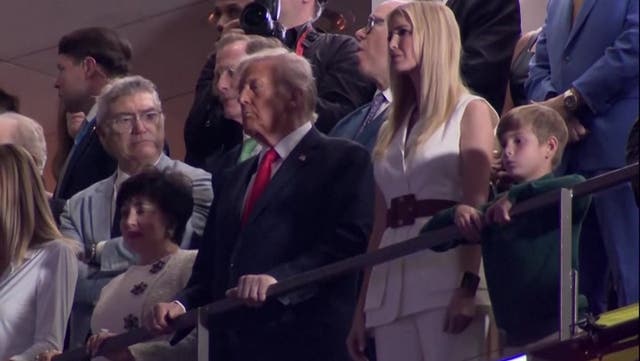 <p>Donald Trump’s grandson Theodore becomes viral star after Super Bowl appearance.</p>