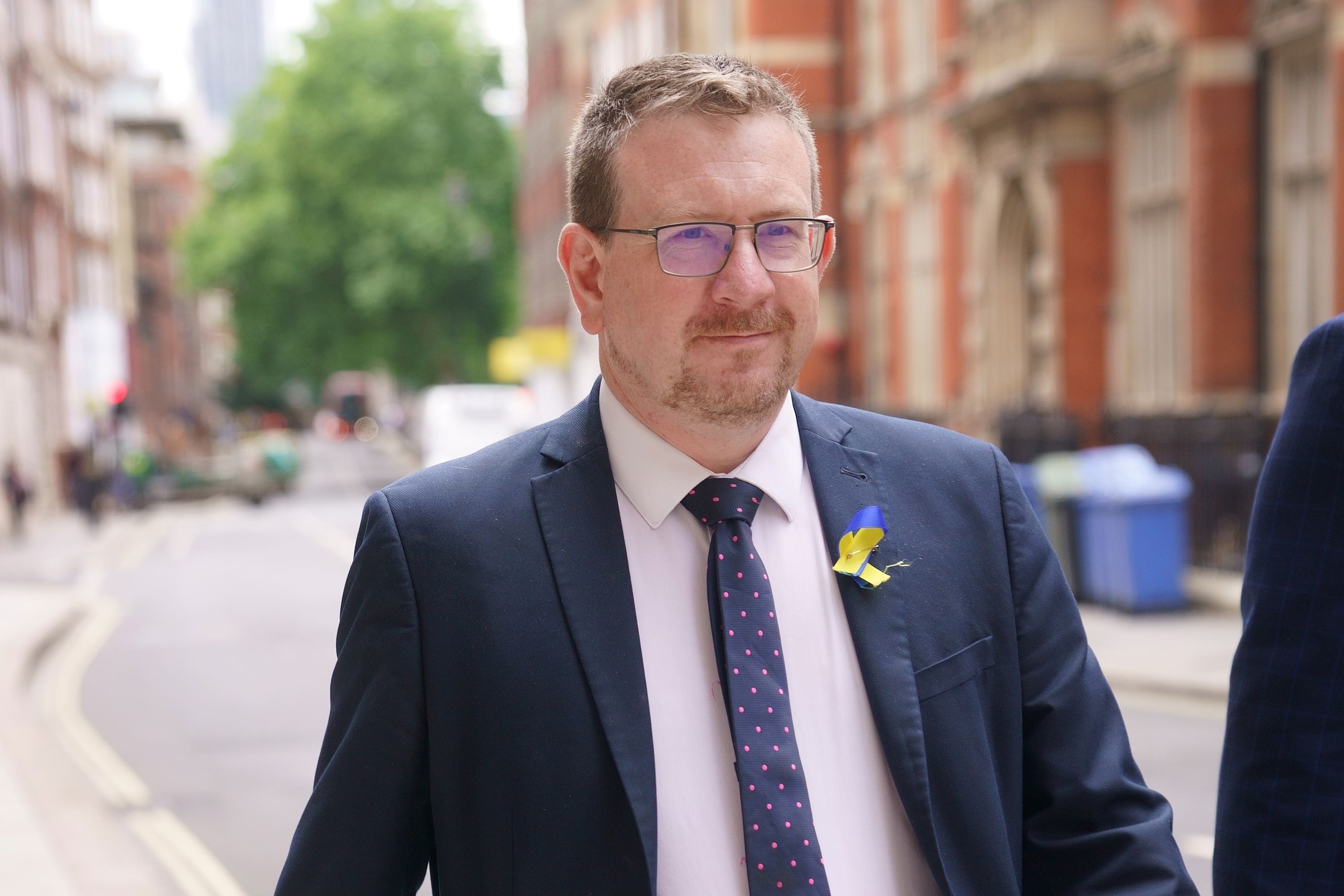 MP Andrew Gwynne who has said he regrets making ‘badly misjudged’ comments in a WhatsApp group after Sir Keir Starmer sacked him as a minister (Victoria Jones/PA)