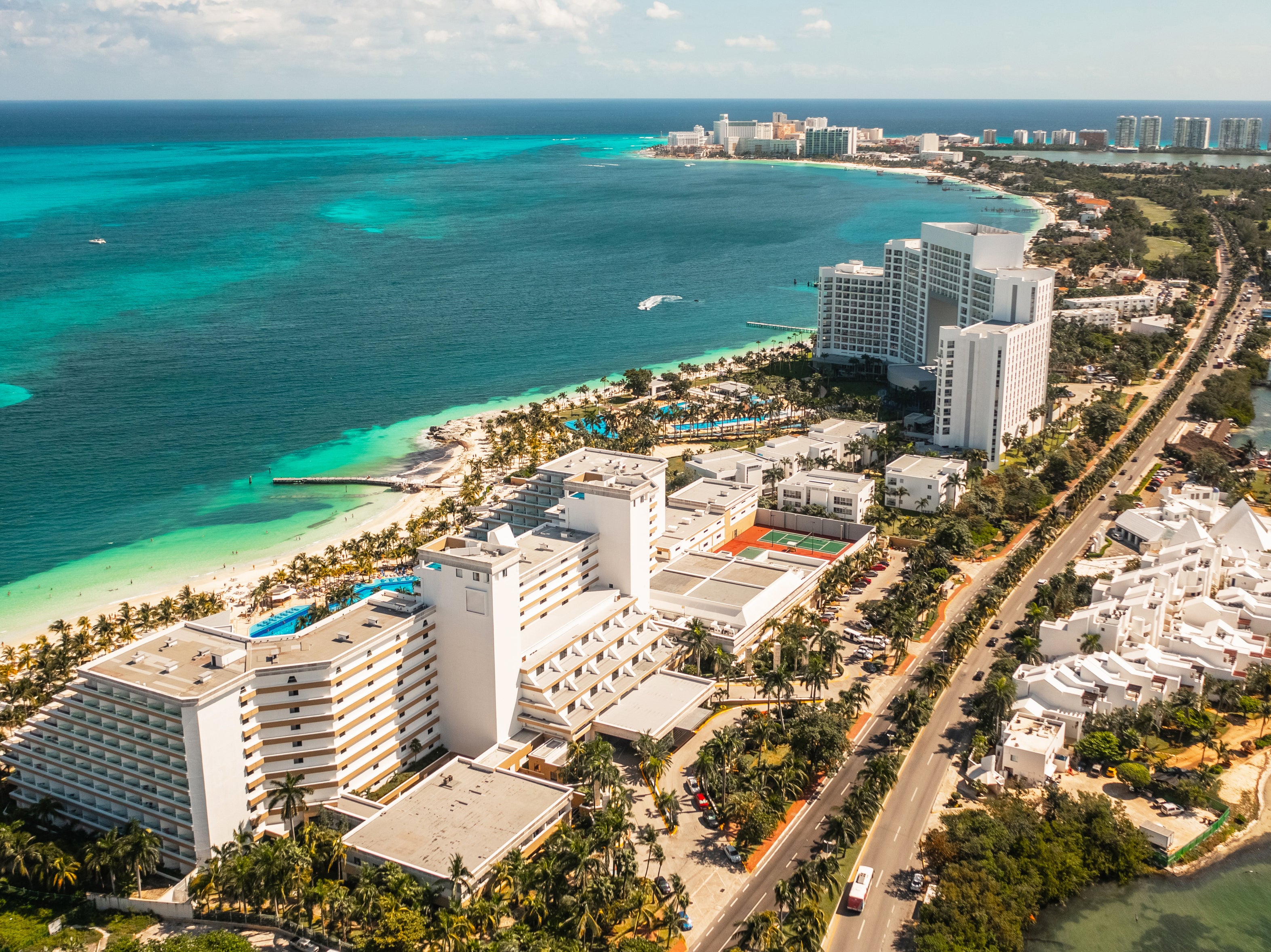 Sea views: our reader’s holiday ends by the beach in Cancun