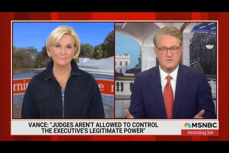 Joe Scarborough unloads on JD Vance after VP says judges can’t check president’s power: ‘This is all planned’