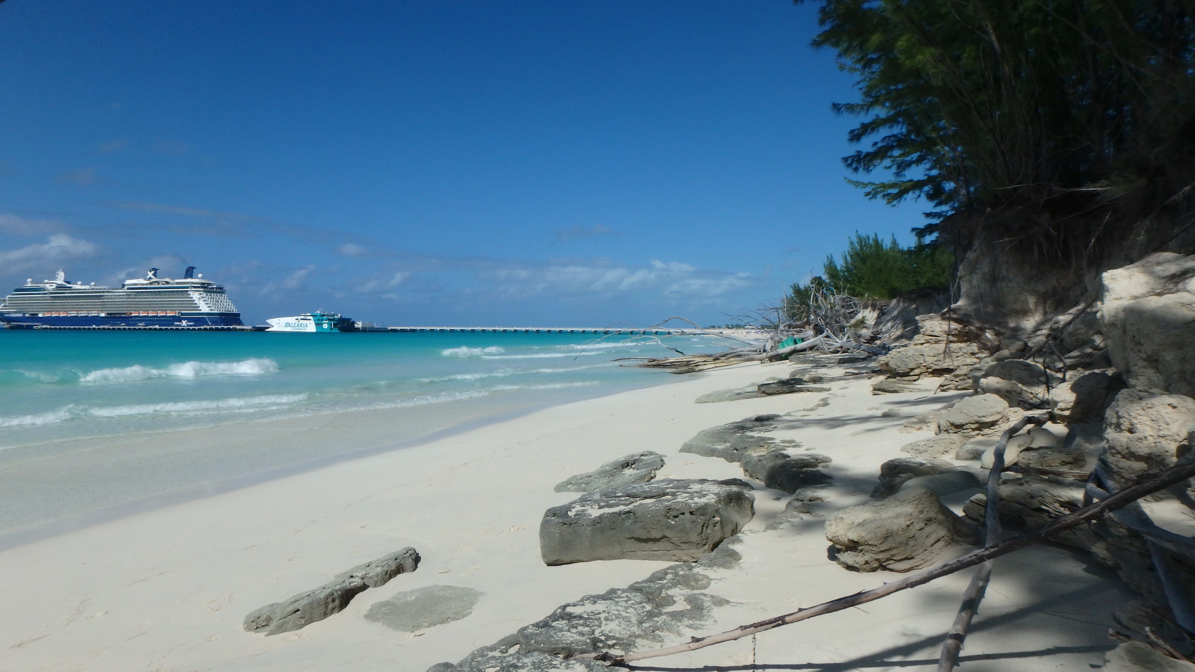 The island of Bimini in the Bahamas