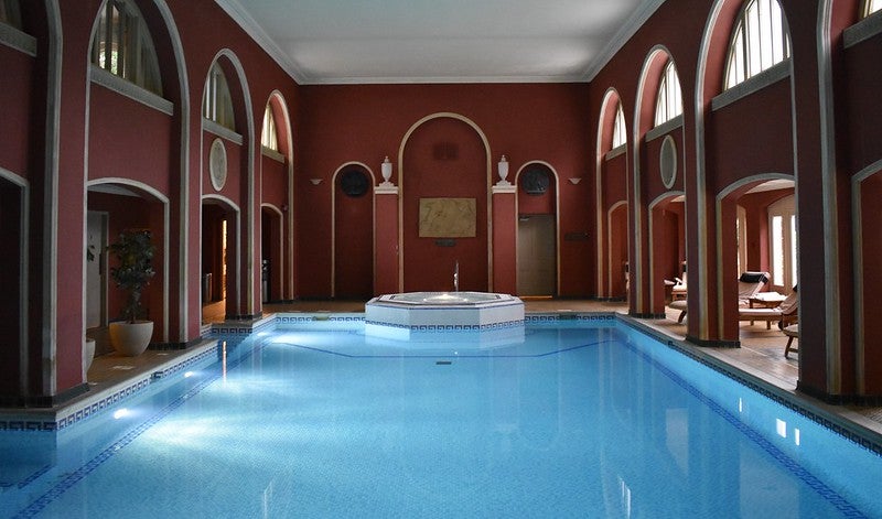 Fancy a dip? The indoor pool is part of the brilliant spa