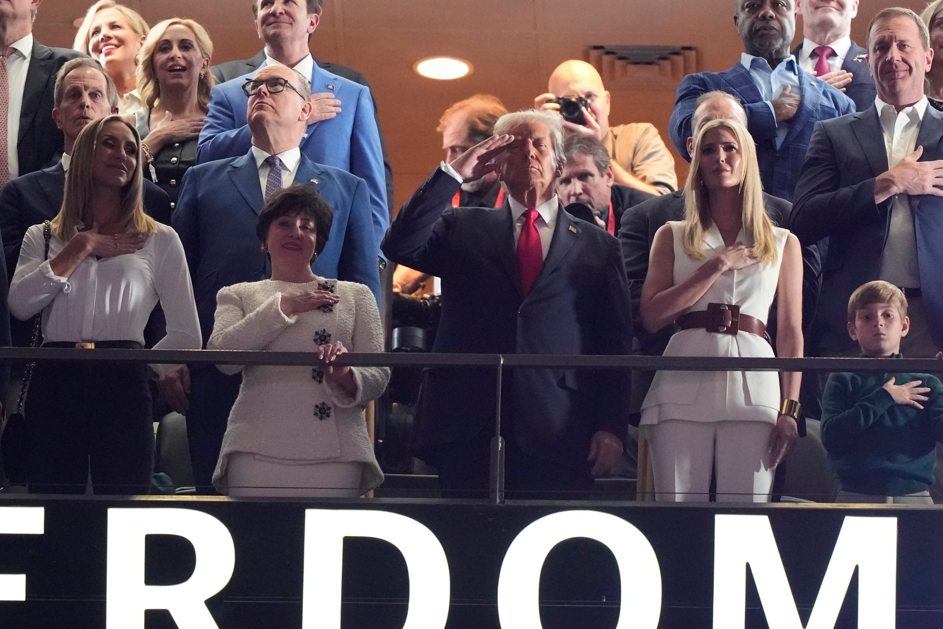 These are not just political events, Trump and his eldest daughter attended the Super Bowl Ensemble in February