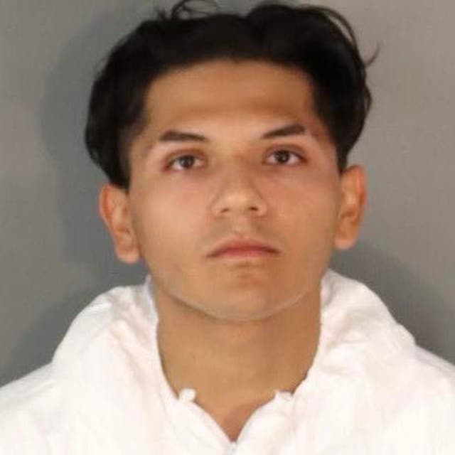 <p>Issac Blackhorse Garcia, 19, has been arrested on a murder charge after he allegedly stuck a pregnant 16-year-old in a hit-and-run  </p>
