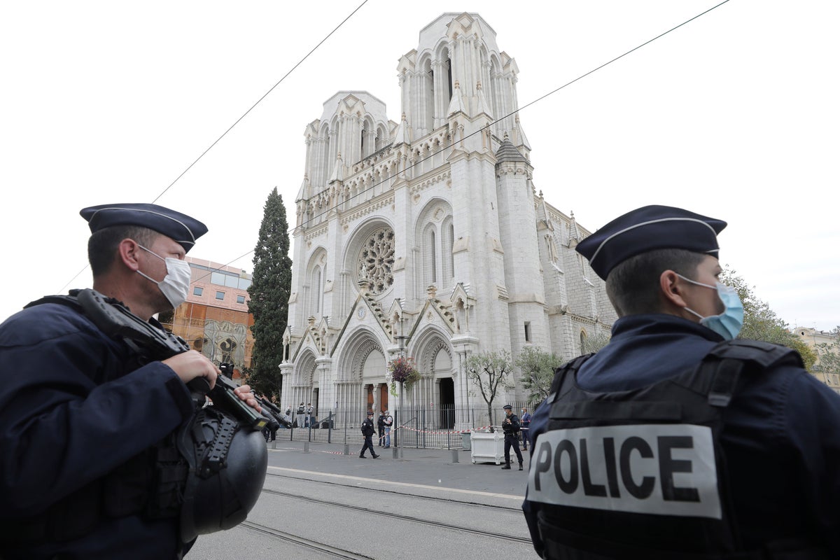 A Tunisian extremist is imprisoned for life for killing 3 people in a French basilica in 2020