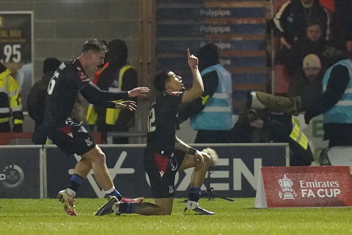 Crystal Palace beats Doncaster 2-0, advances to FA Cup fifth round against Millwall