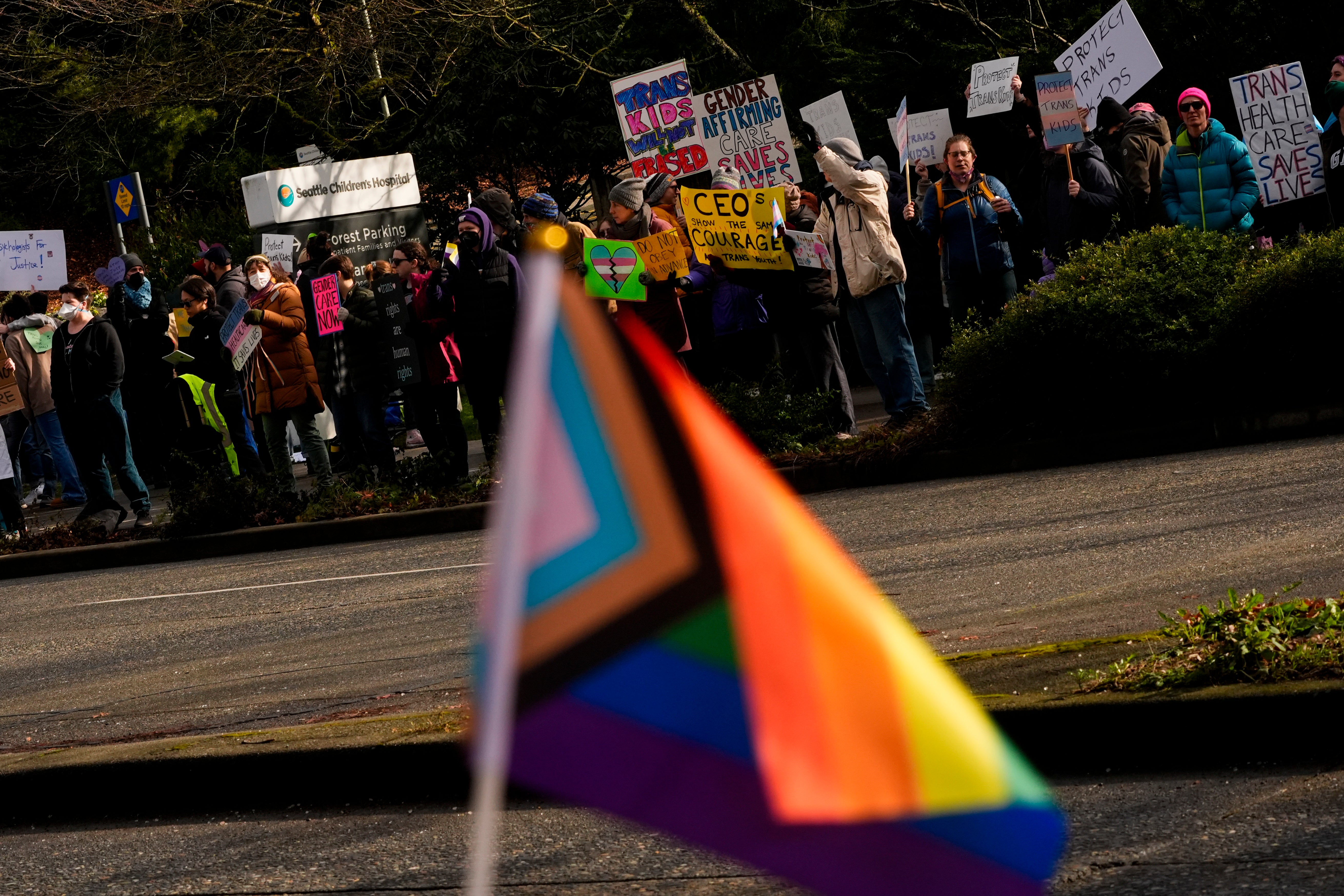 Seattle Trans Rights Rally
