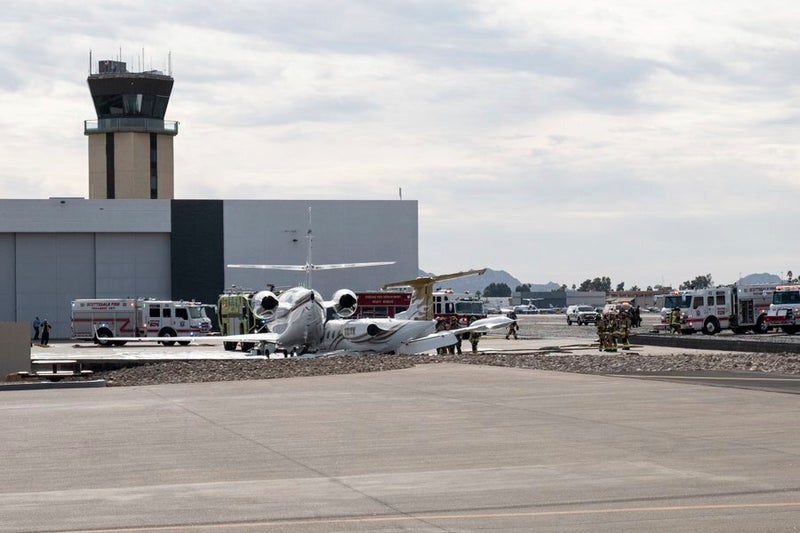 Private jets collide at Scottsdale Airport in Arizona, killing at least 1 person, authorities say