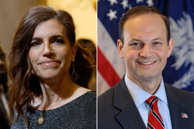<p>Congresswoman Nancy Mace and South Carolina Attorney General Alan Wilson are both running in South Carolina’s upcoming Republican gubernatorial primary. Wilson denies Mace’s claim he colluded with police to produce a “falsified” report after she allegedly berated staff at an airport in October. </p>
