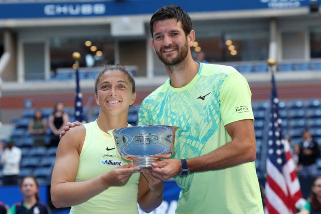 <p>Sara Errani and Andrea Vavassori of Italy won the 2024 mixed doubles at the US Open</p>