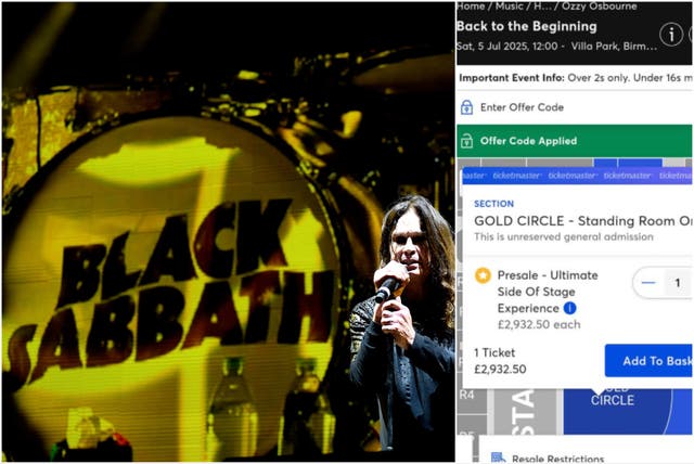 <p>Black Sabbath fans were outraged over the ticket prices to the band's farewell gig</p>