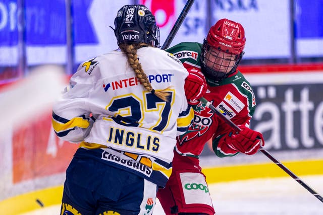 Hockey Checking Swedish Trailblazers
