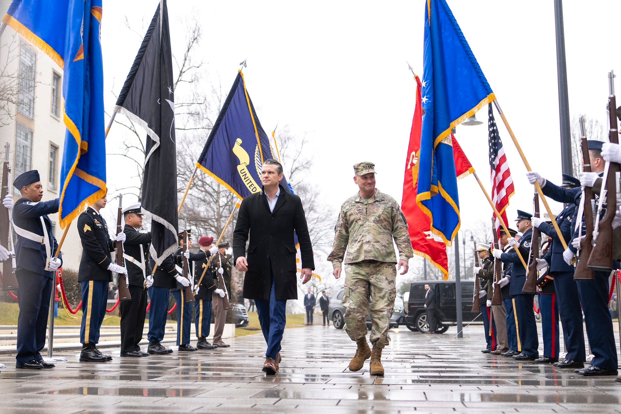 Secretary of Defense Pete Hegseth reportedly faced boos and heckling as he arrived at the U.S. European command headquarters in Germany.