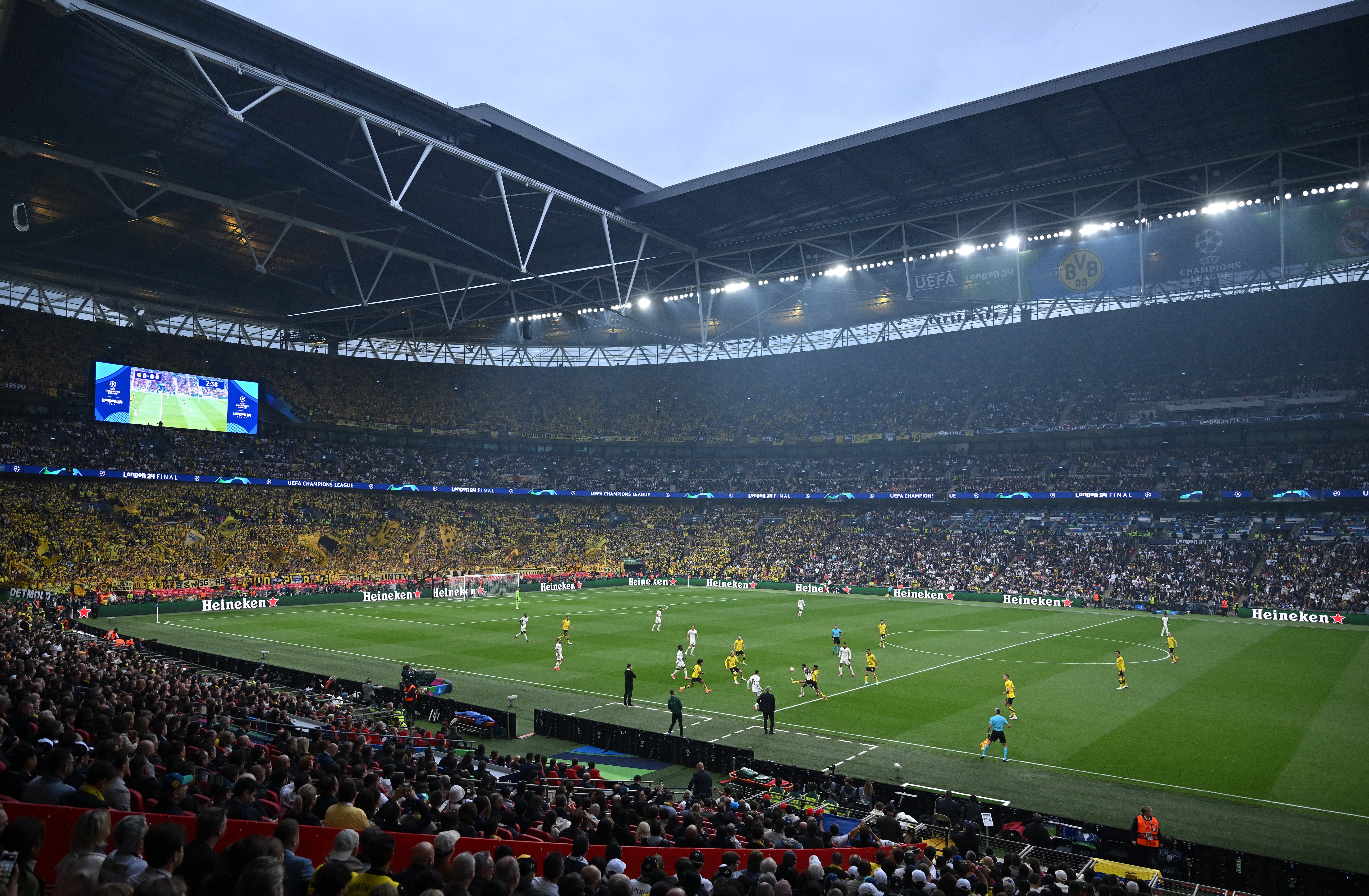 La finale di Champions League del 2024 si è tenuta allo stadio di Wembley a Londra