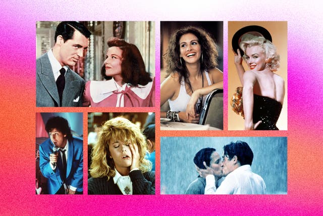 <p>‘The Philadelphia Story’, ‘Pretty Woman’, ‘Gentlemen Prefer Blondes’, ‘Four Weddings and a Funeral’, ‘When Harry Met Sally…’ and ‘The Wedding Singer’ are among our favourite romcoms of all time</p>