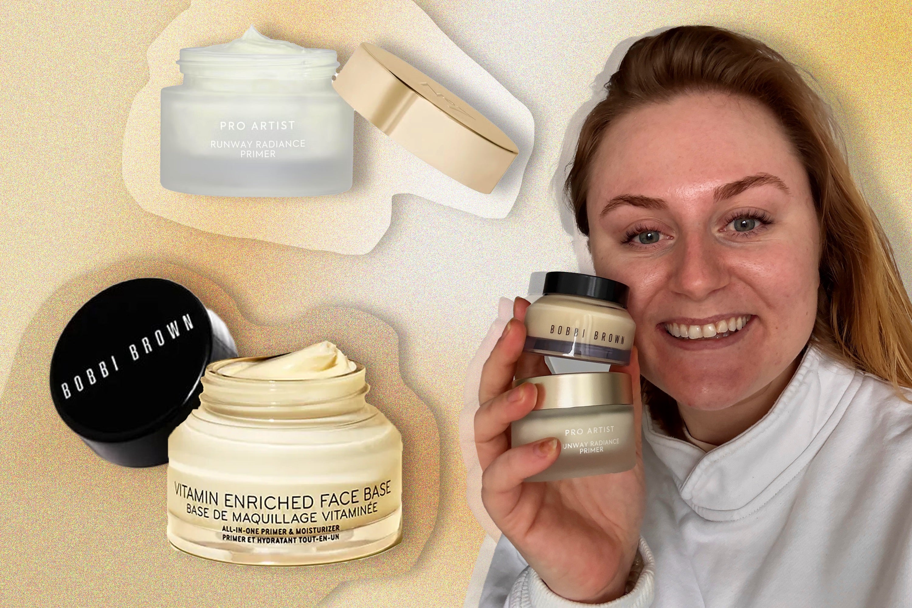 I put the two make-up primers to the test, side by side