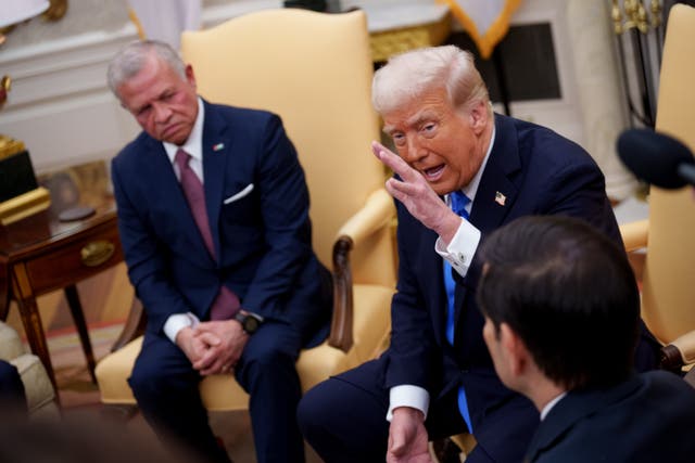 <p>Donald Trump reiterated his idea that the US should ‘own’ Gaza during his meeting with the king of Jordan on Tuesday at the White House.</p>