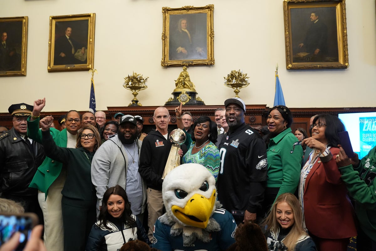 Philadelphia plans for 1 million people to cheer on the Eagles at Super Bowl parade on Friday