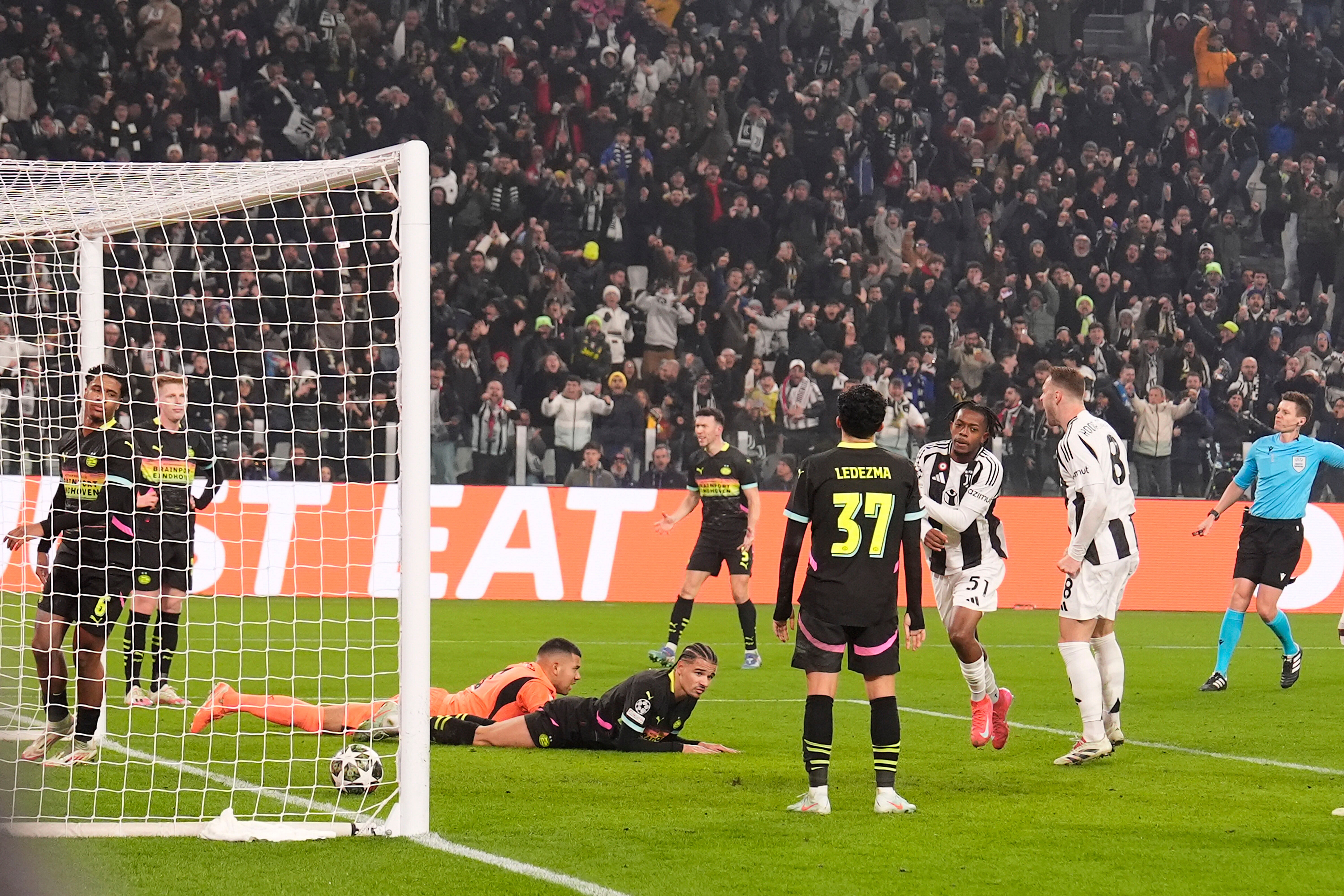 Samuel Mbangula struck late on for Juventus