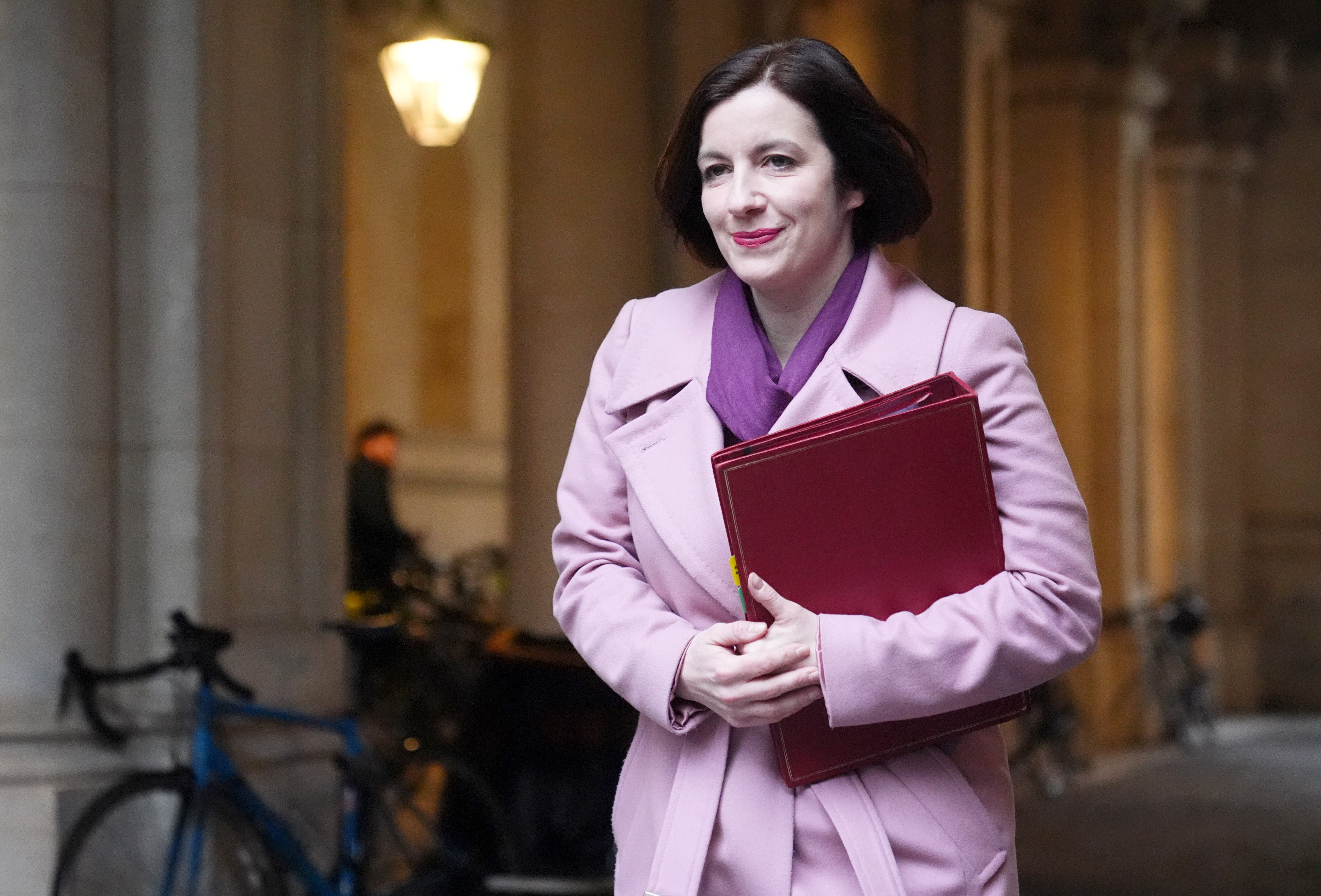 Education secretary Bridget Phillipson is also seen arriving ahead of the cabinet meeting