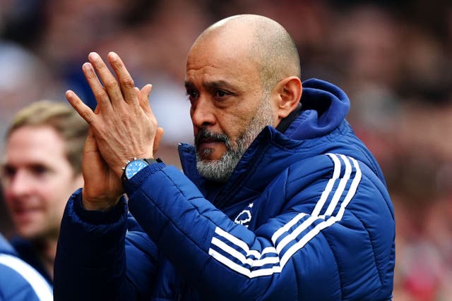 Nottingham Forest manager Nuno Espirito Santo was relieved after his side’s FA Cup win over Exeter (Mike Egerton/PA)