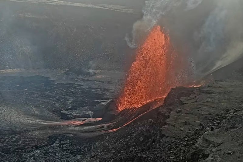 Kilauea is shooting lava again. It is the Hawaii volcano's latest activity in an on-and-off eruption