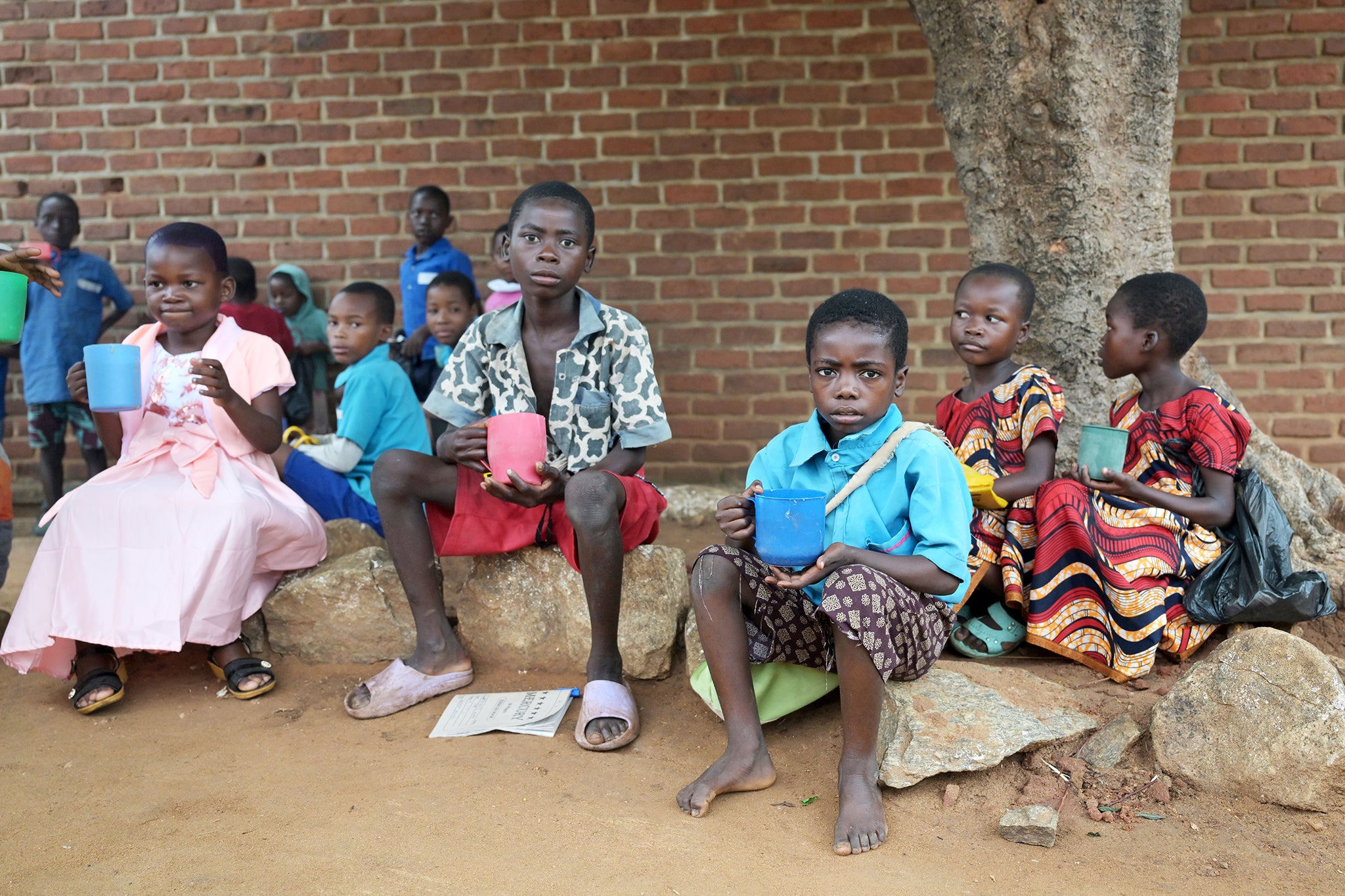 Porridge encourages children into school where they can gain an education