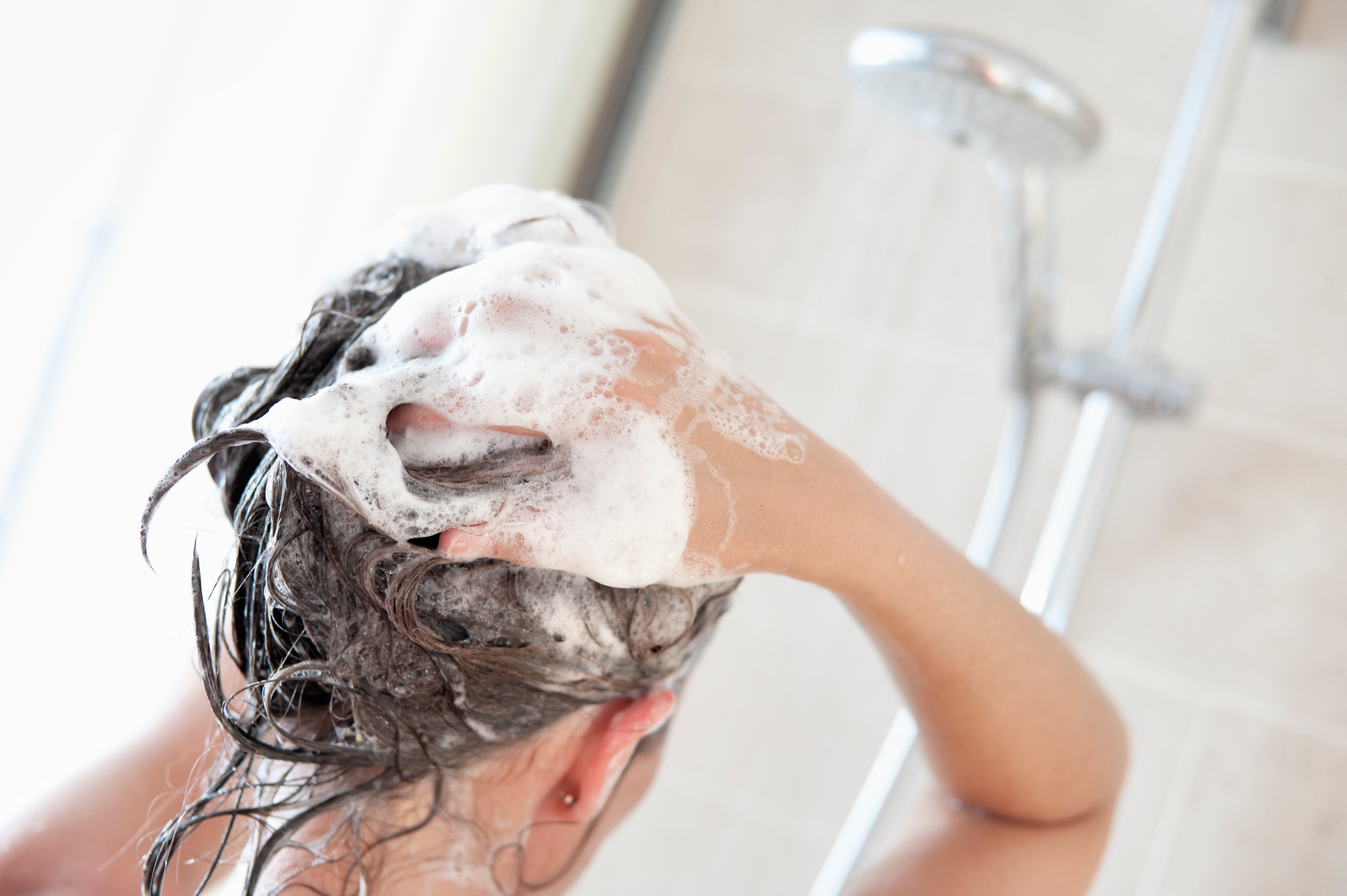 Changing the way you wash your hair can help remove build-up