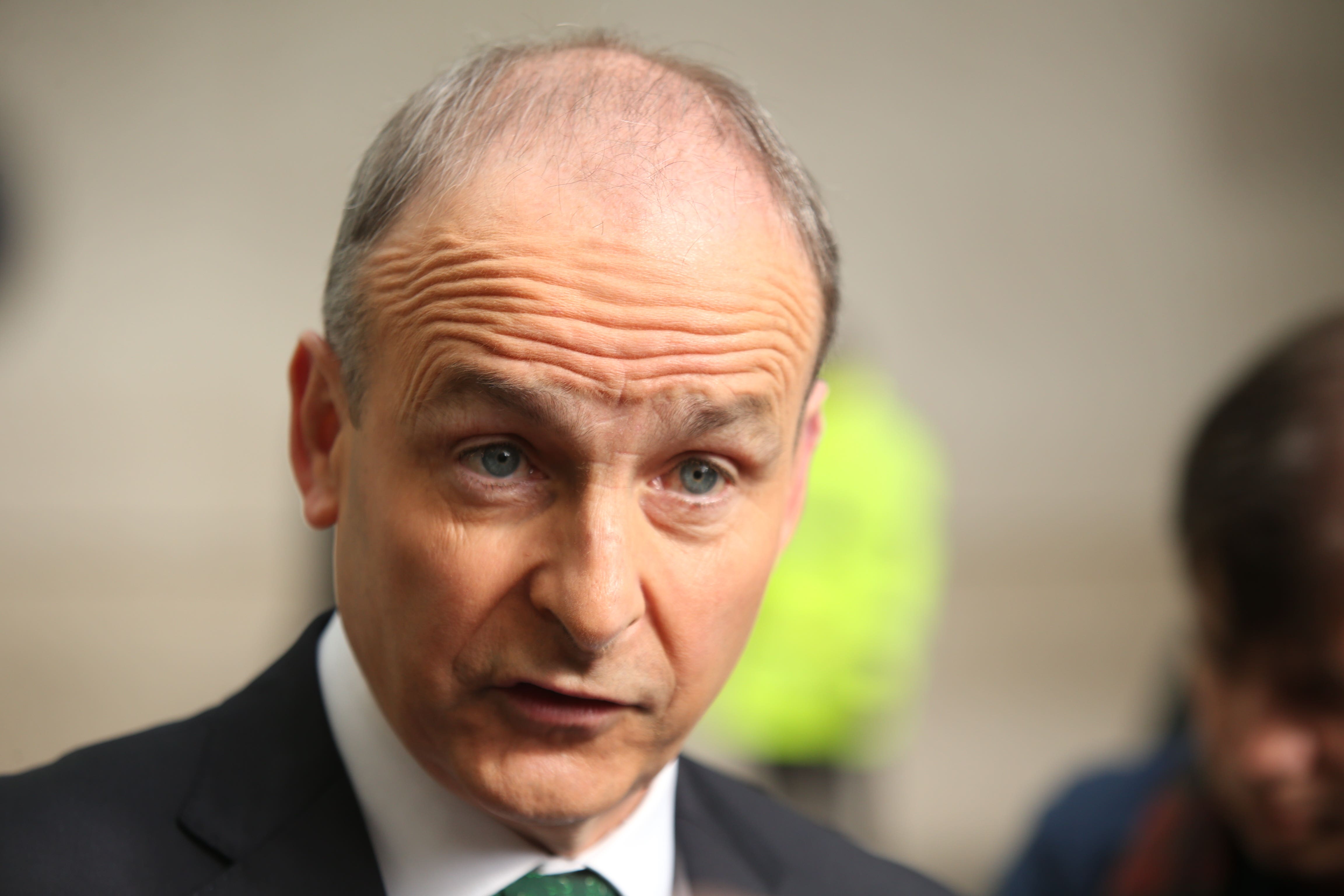 Taosieach Micheal Martin said he has a duty to protect Irish jobs and workers as he defended plans to travel to Washington DC to meet with the US President as part of the St Patrick’s Day events (PA)
