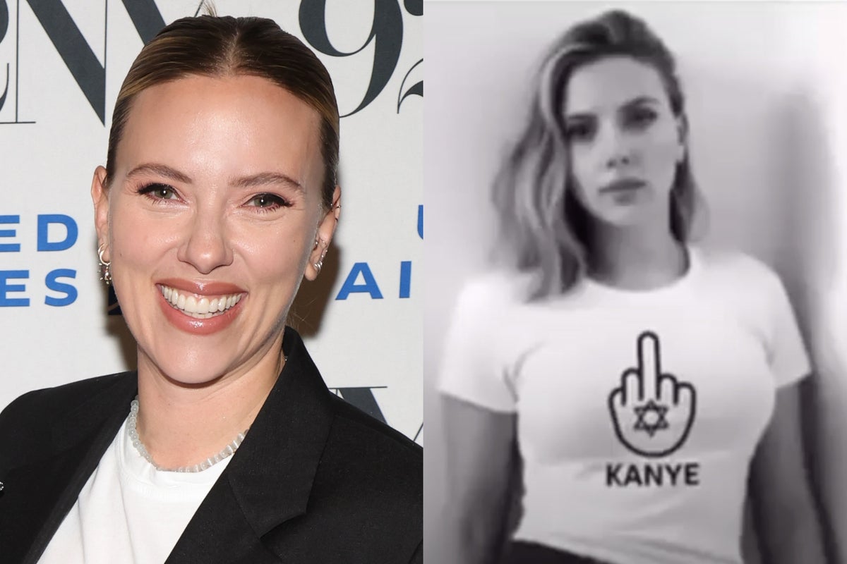 Scarlett Johansson speaks out after fake AI video of celebrities giving Kanye West the finger goes viral