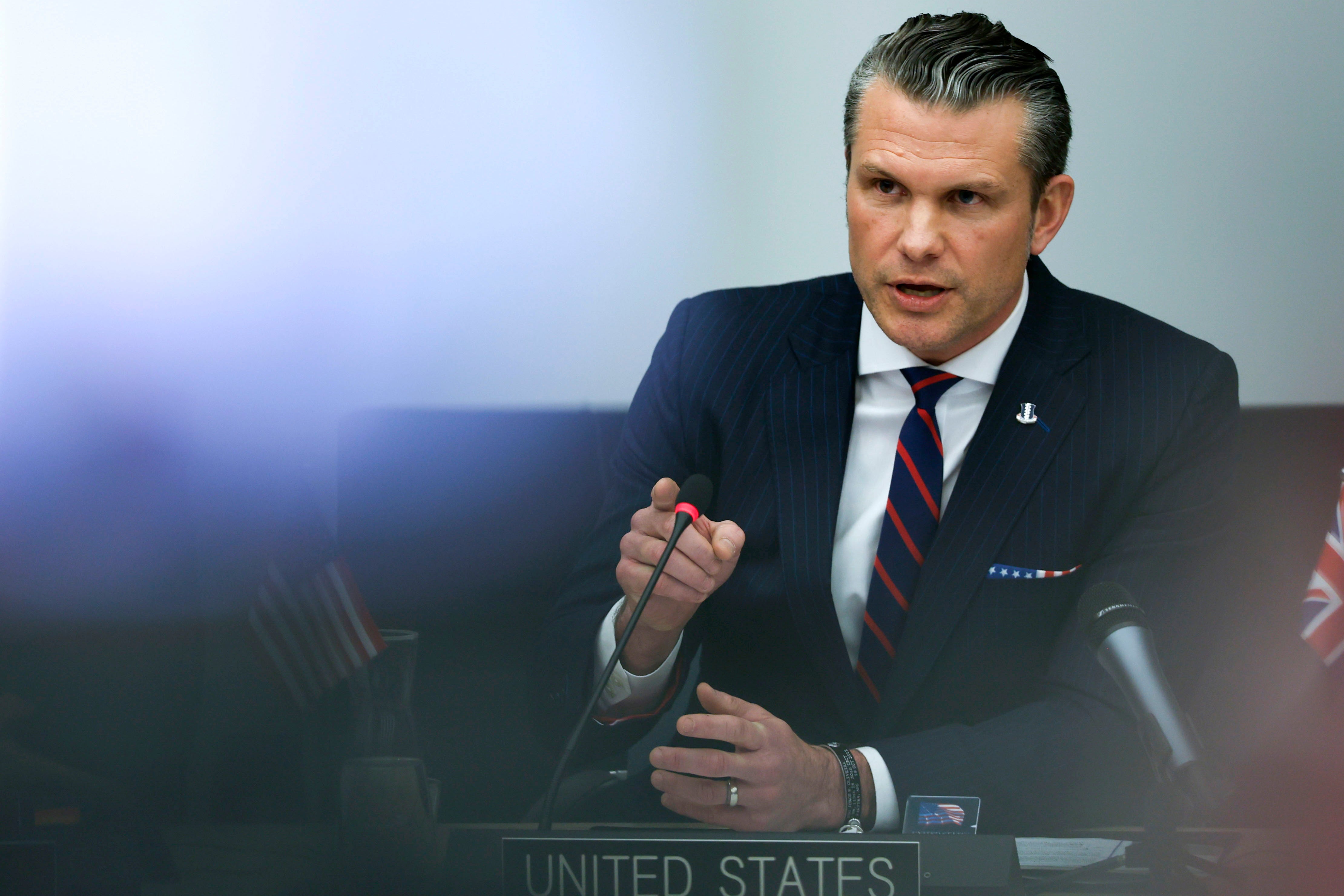 Hegseth has said there will be no American boots on Ukrainian ground as part of a peacekeeping force