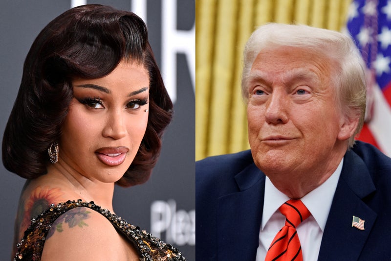 Cardi B blames Trump for ruining her shoes at the Super Bowl — demands deported uncle back in return