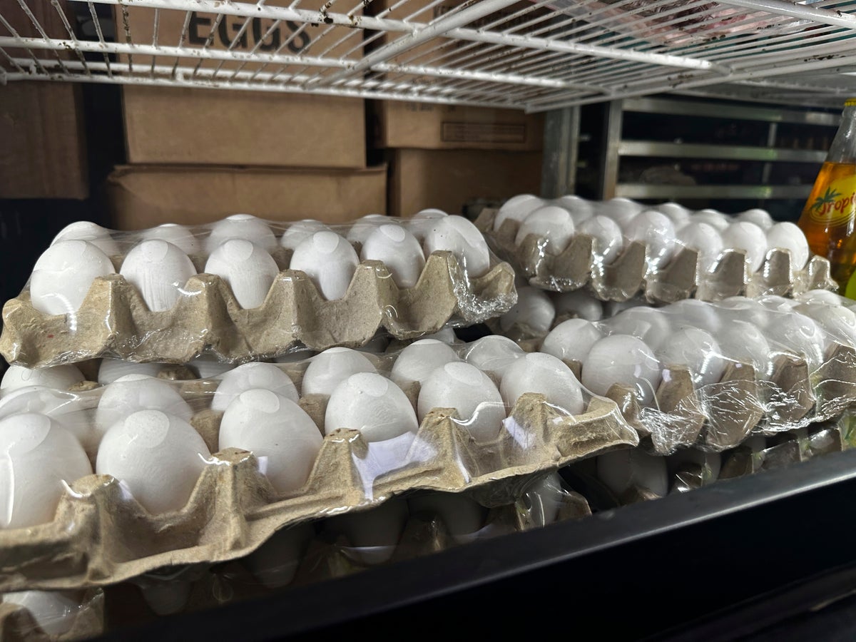 US eggs prices hit a record high of $4.95 and are likely to keep climbing