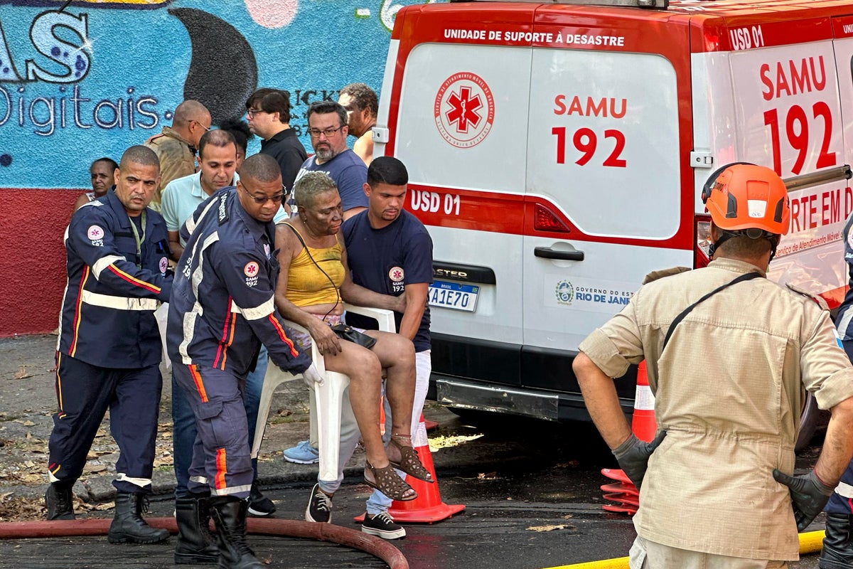 At least 10 hospitalized in fire at Rio de Janeiro's Carnival costume factory