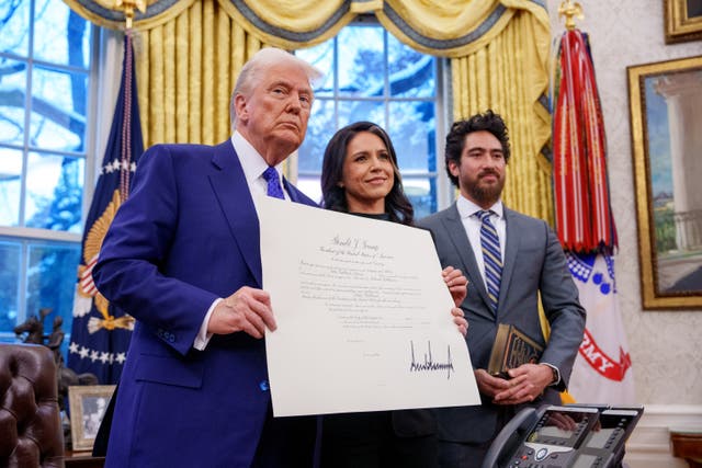 <p>Republicans have largely sided with President Donald Trump in his split with Director of National Intelligence Tulsi Gabbard. </p>