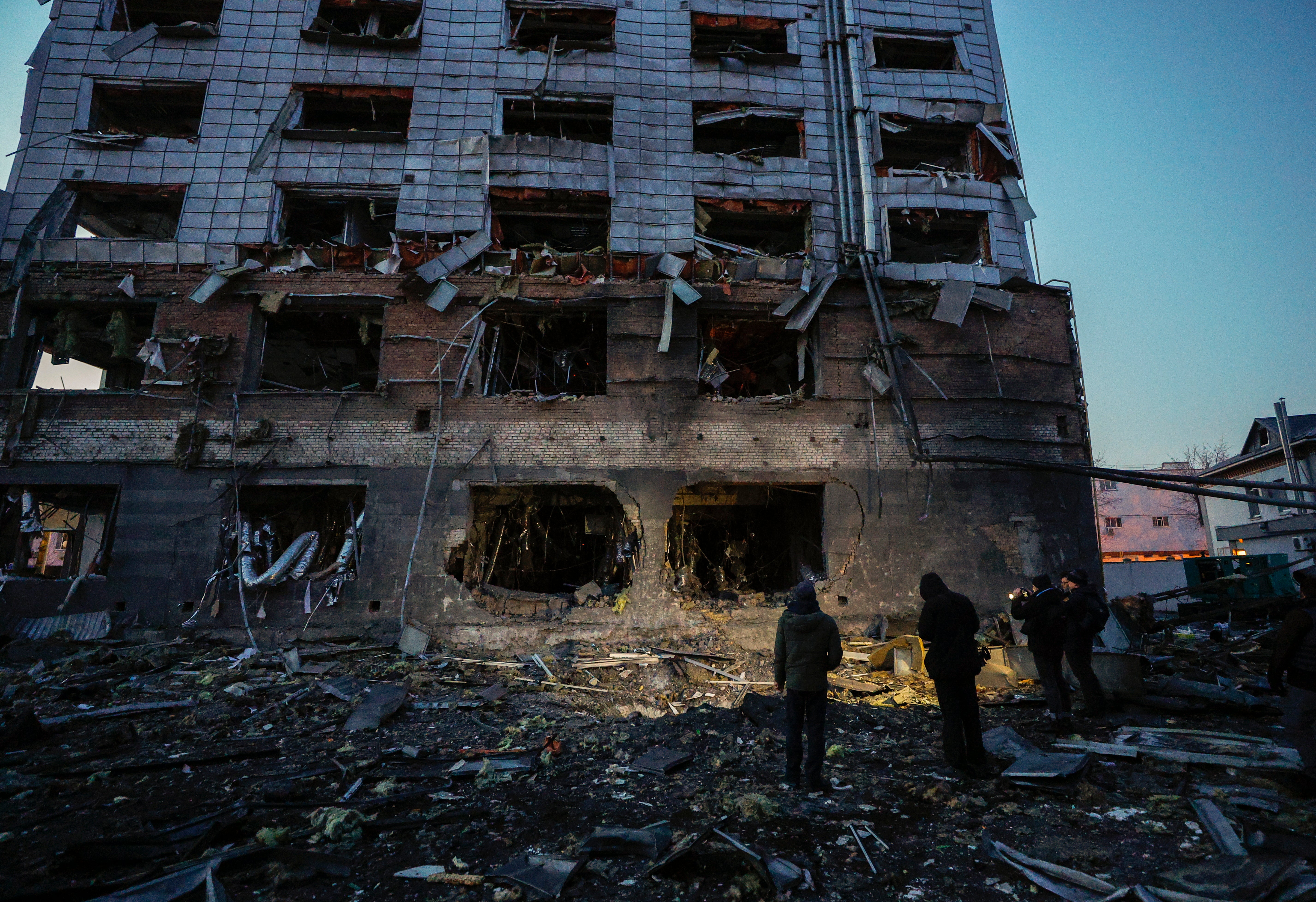 Russian missile strike in Kyiv left one dead, several injured