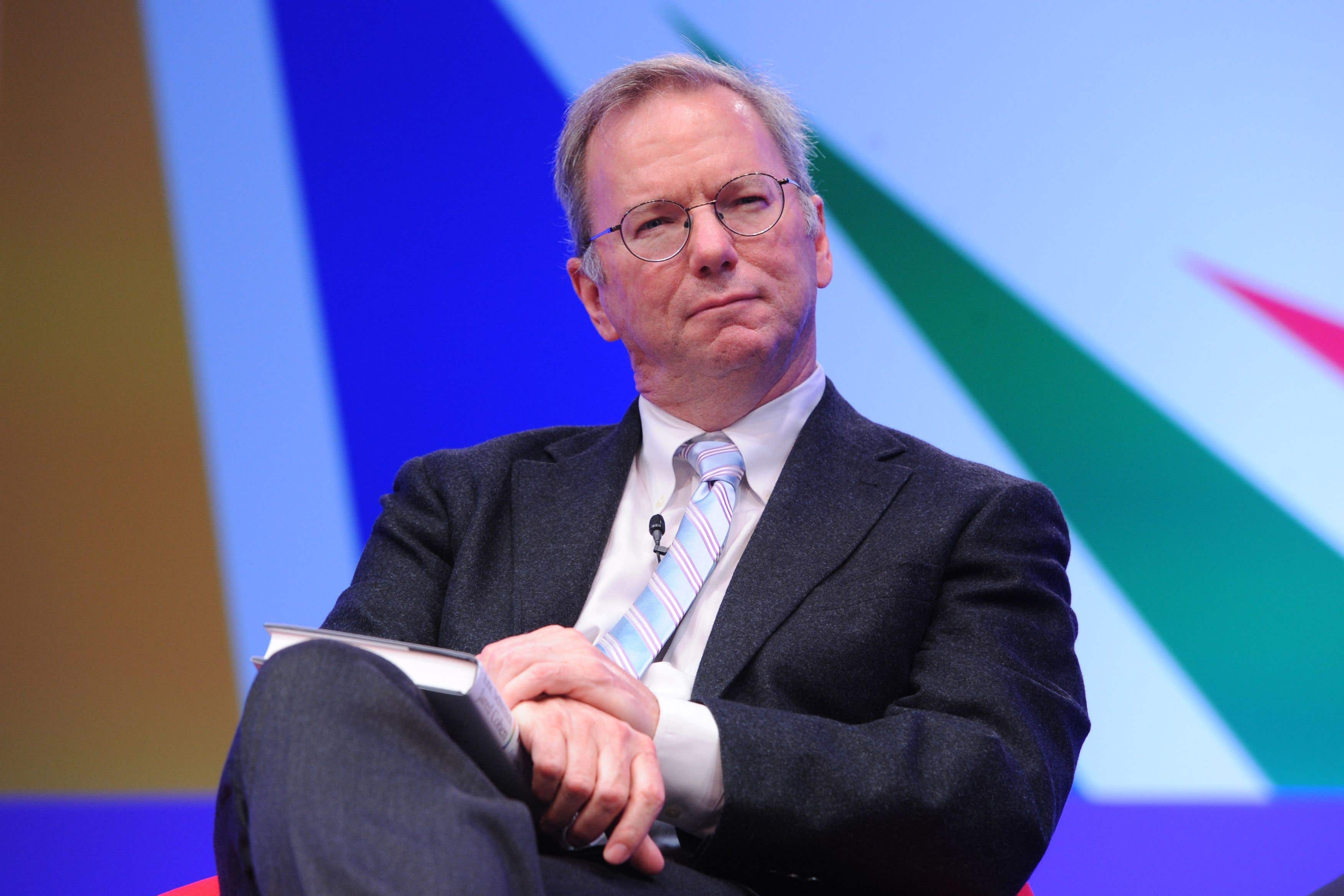 Former executive chairman of Google Eric Schmidt (PA)