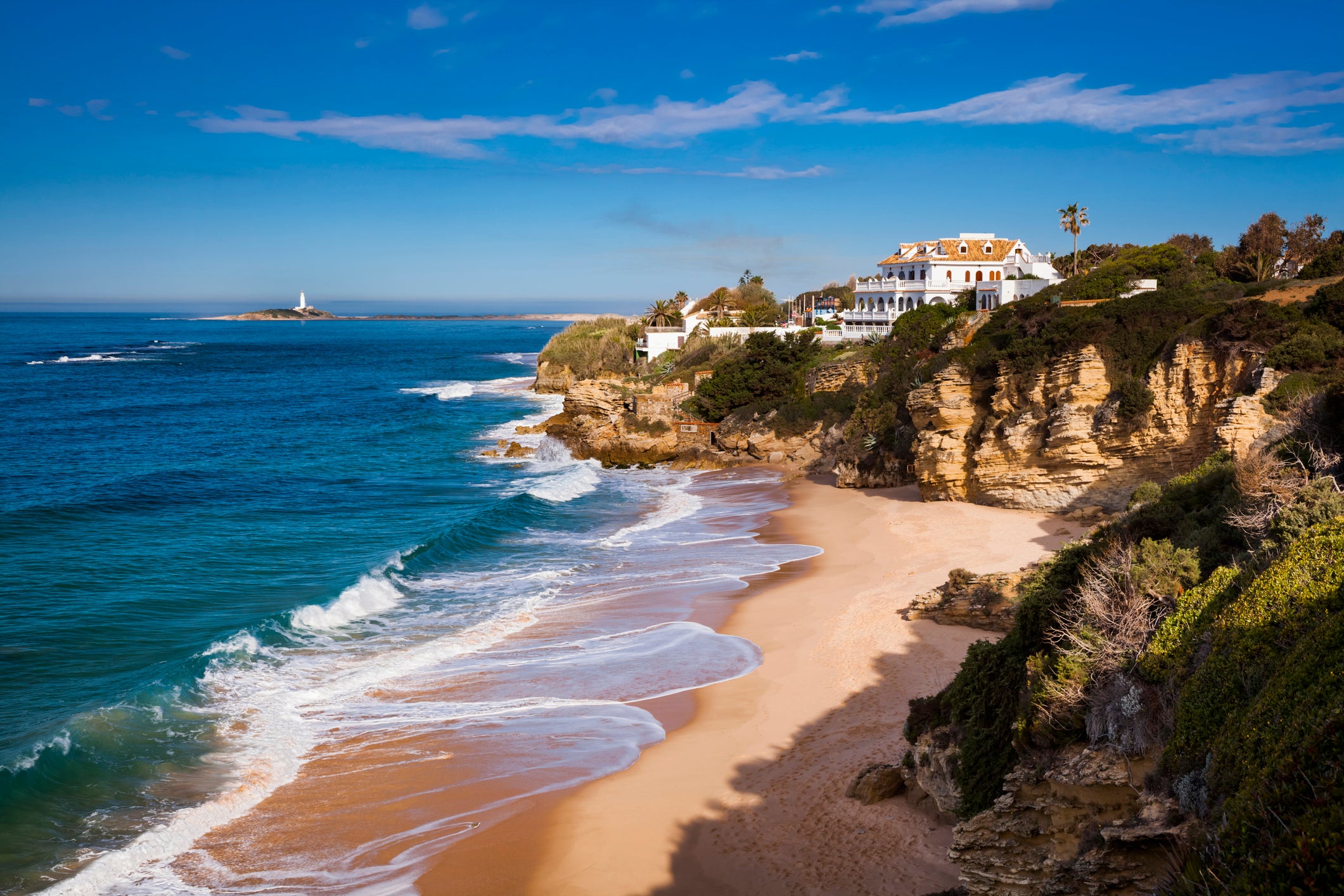 Costa de la Luz is home to a string of splendid beaches where people come to sail and windsurf