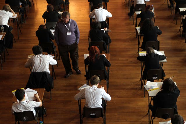 The chief regulator at Ofqual said he was ‘surprised’ when a divide was revealed in recent figures (PA)
