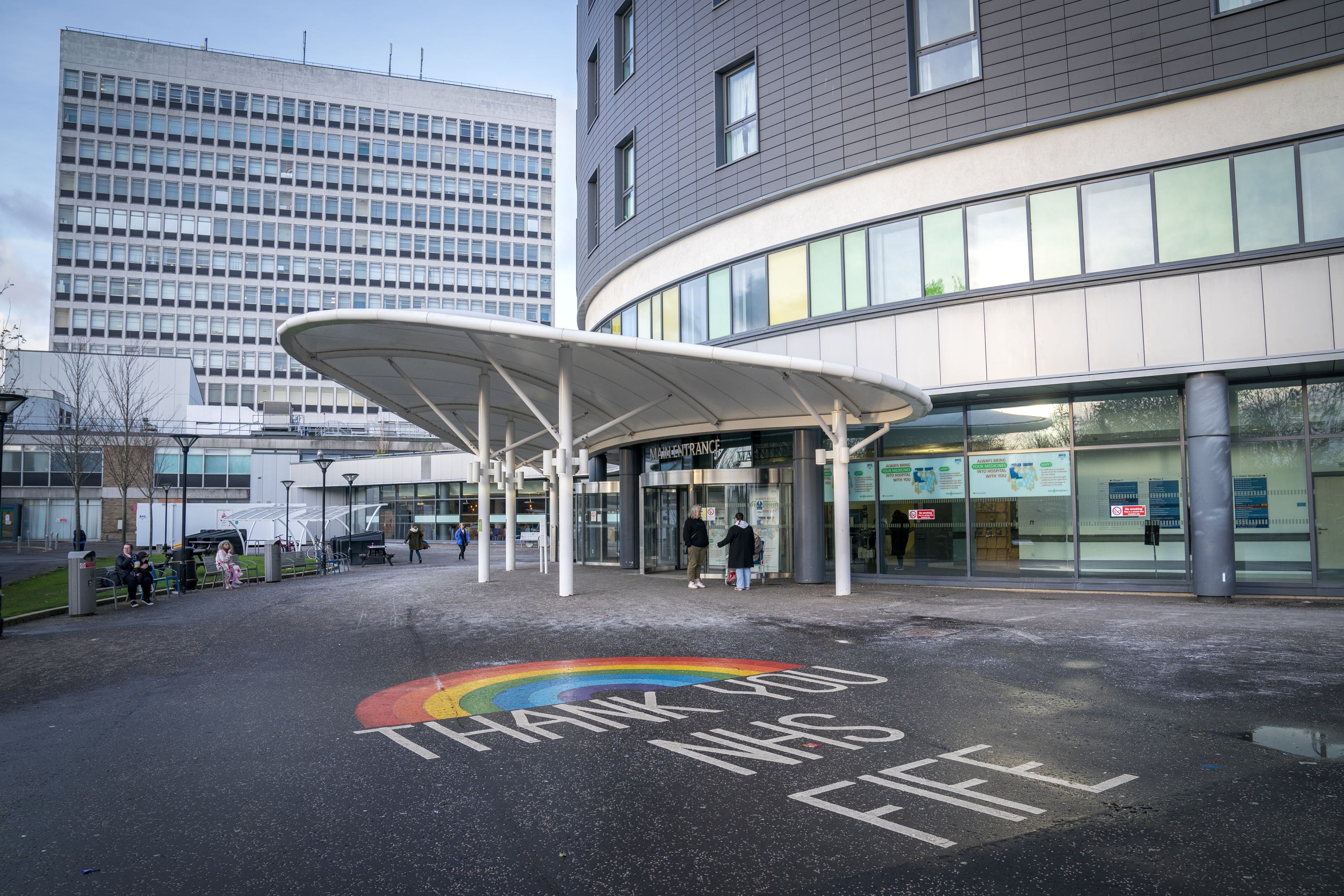 The pair worked at Victoria Hospital in Kirkcaldy, Fife (PA)
