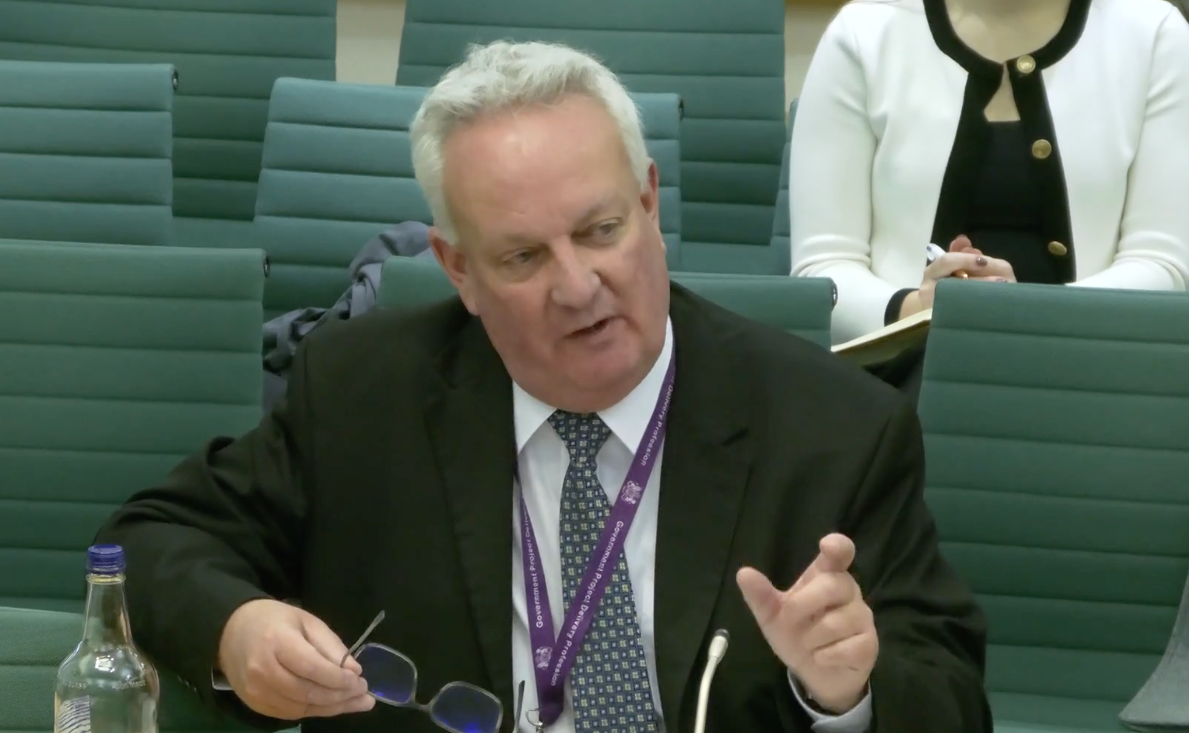 Senior DWP civil servant Neil Couling discusses SDP compensation scheme at Work and Pensions Committee session