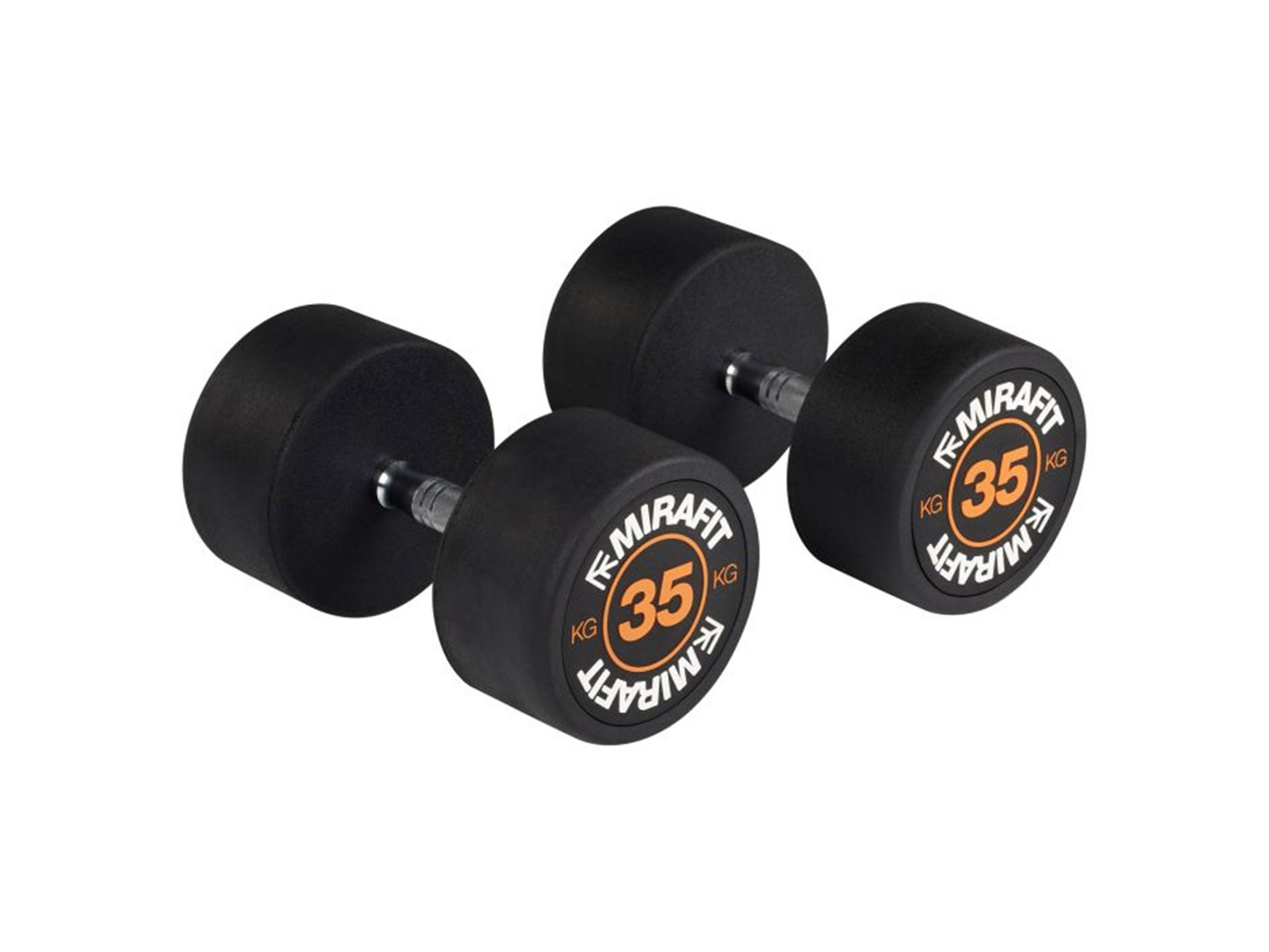 Mirafit rubber dumbbells